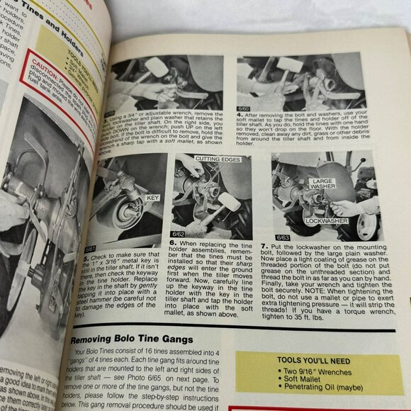Troy-Bilt Roto Tiller Power Composter Owners Manual Horse Model 2nd Edition 1980 - Picture 10 of 14